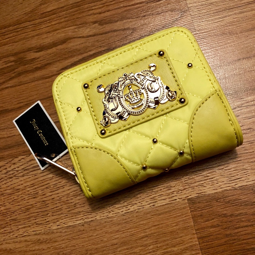 Juicy Couture small french purse quilted
